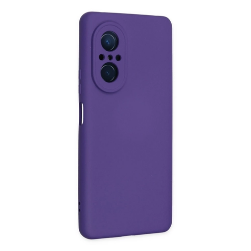 Newface Huawei Nova 9 SE Klf Nano ii Kadife Silikon - Mor