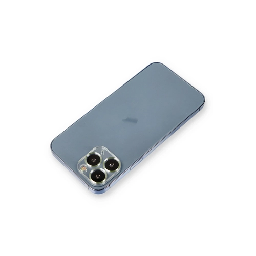 Newface iPhone 11 Pro Max Metal Kamera Lens Koruma Cam - Ak Yeil