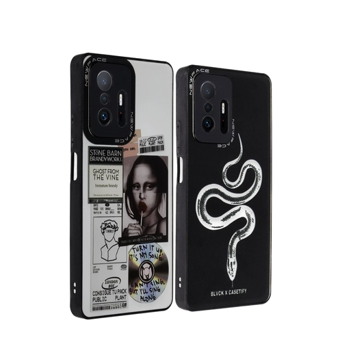 Newface Xiaomi Mi 11T Pro Klf Mirror Desenli Kapak - Mirror - 5