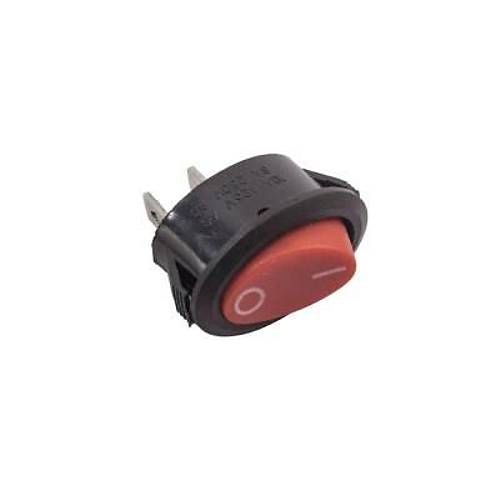 KCD1-3 Oval On/Off Anahtar 2 Pin Krmz