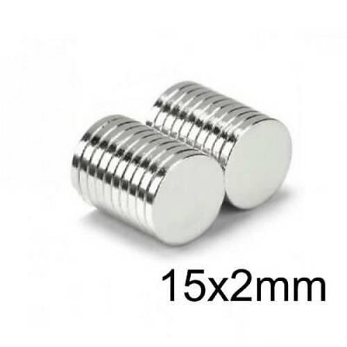 15X2mm Neodyum Gl Mknats - Neodim Magnet