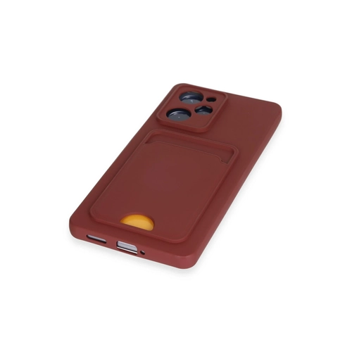 Newface Xiaomi Poco X5 Pro 5G Klf Kelvin Kartvizitli Silikon - Bordo