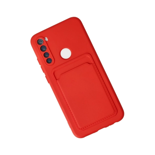 Newface Xiaomi Redmi Note 8 Klf Kelvin Kartvizitli Silikon - Krmz