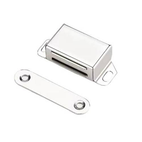 Mknatsl Metal Mobilya Kapak Kilidi 36x24x14mm - Krom