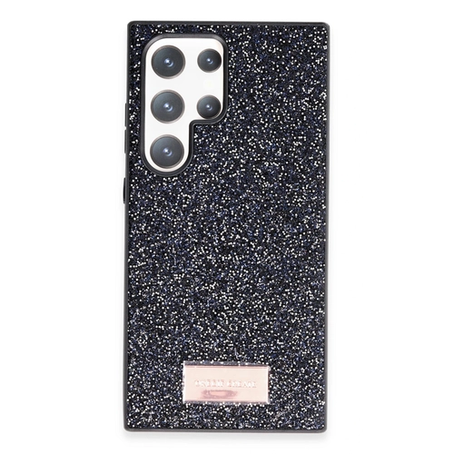Onegif Samsung Galaxy S23 Ultra Bright Simli Kapak - Siyah