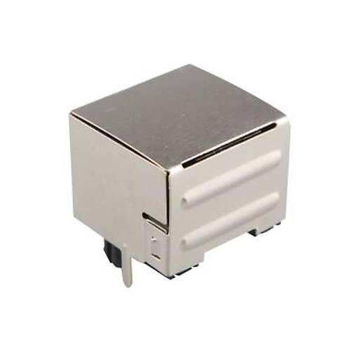 RJ45 Dişi Ethernet Konnektörü - PCB Tipi 16x16x13mm