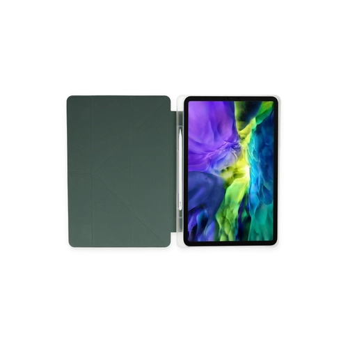 Newface iPad 10.2 (8.nesil) Klf Kalemlikli Mars Tablet Klf - Koyu Yeil