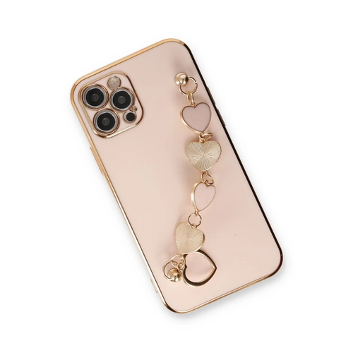 Newface iPhone 12 Pro Kılıf Esila Silikon - Pudra