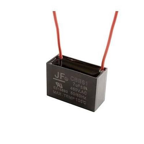 CBB61 7uF 450V Kablolu Kutulu Daimi Kondansatr