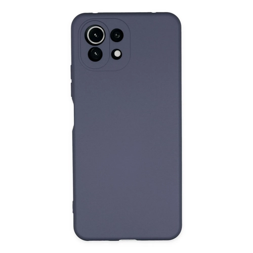 Newface Xiaomi M 11 Lite Klf Nano ii Kadife Silikon - Gri