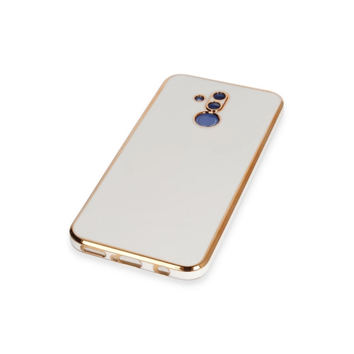 Newface Huawei Mate 20 Lite Klf Volet Silikon - Beyaz