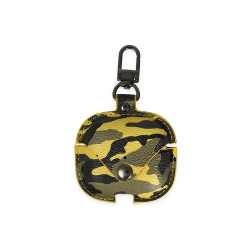 Newface Airpods Pro 2 (2.nesil) anta Kamuflaj Deri Klf - Sar