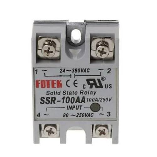 SSR-100AA Solid State Rle 100A - 80-250VAC Giri 24-380VAC k
