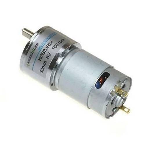 KGB33 6V 160Rpm 33mm Redktrl Eksantrik Dc Motor