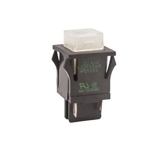 2243A 22mm 220V Ikl Yayl Push Buton - Beyaz