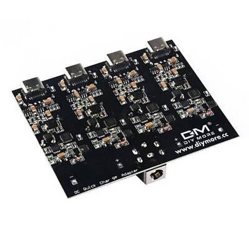 Qualcomm QC4 + QC4 Q3.0 Type C 6-32V Hzl arj Devresi - 4 Kanal