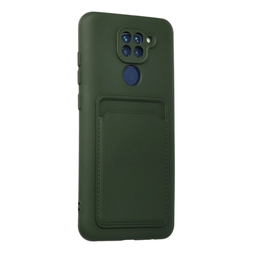 Newface Xiaomi Redmi Note 9 Klf Kelvin Kartvizitli Silikon - Koyu Yeil