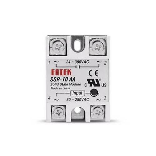 SSR-10AA Solid State Rle 10A - 80-250VAC Giri 24-380VAC k