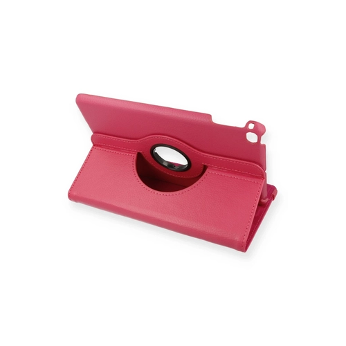 Newface iPad Mini 4 Klf 360 Tablet Deri Klf - Pembe