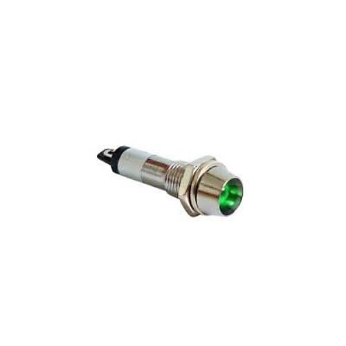 8mm 220V Metal Sinyal Lambas - Yeil