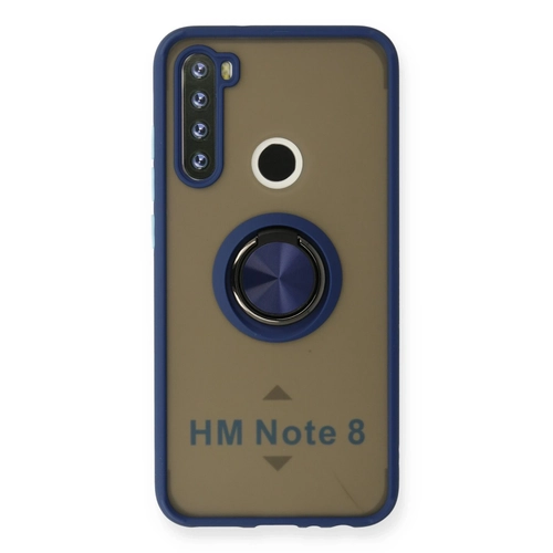 Newface Xiaomi Redmi Note 8 Klf Montreal Yzkl Silikon Kapak - Lacivert