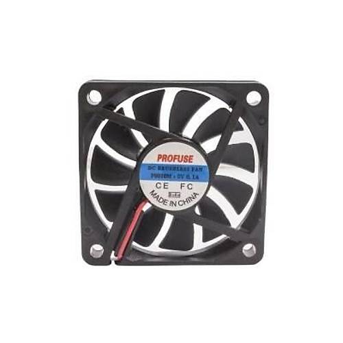 60x60x10mm 5V 0.10A Fan 2 Kablolu