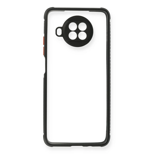Newface Xiaomi Redmi Note 9 Pro 5G Klf Miami effaf Silikon - Siyah