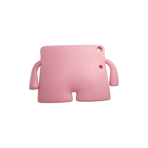 Newface iPad 5 Air 9.7 Klf Karakter Tablet Silikon - Ak Pembe