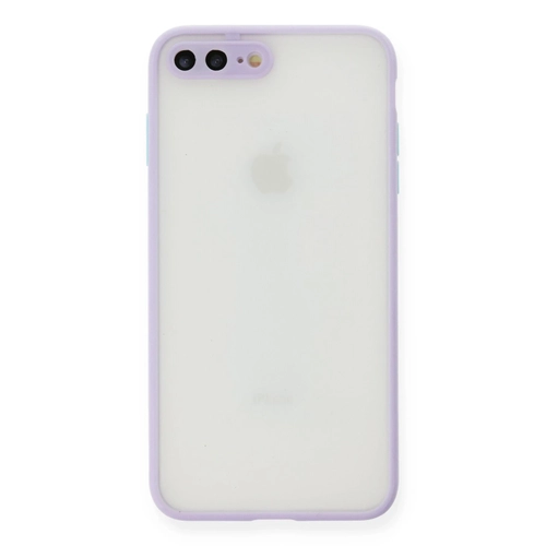 Newface iPhone 7 Plus Klf Montreal Silikon Kapak - Mor