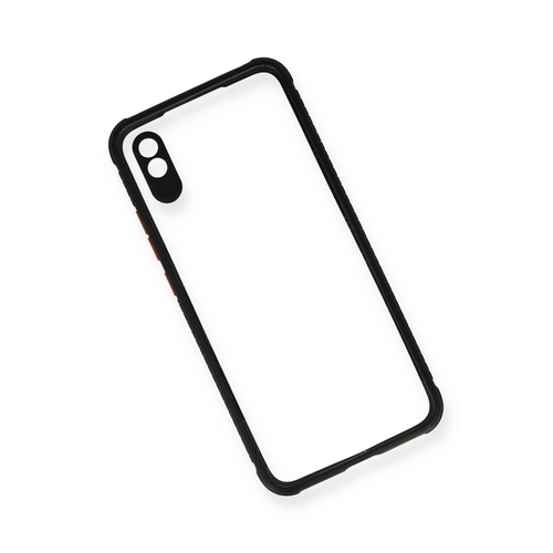 Newface Xiaomi Redmi 9A Klf Miami effaf Silikon - Siyah