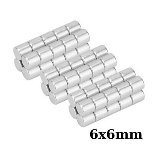 6x6mm Neodyum Gl Mknats - Neodim Magnet