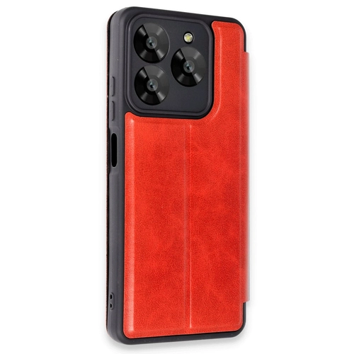 Newface General Mobile Era 50 Klf Flip Cover - Krmz