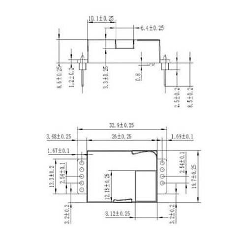 MH-Z19C Kzltesi CO2 Sensr Modl