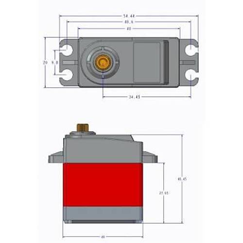 TD-8120MG 20KG Su Geirmez Dijital Servo Motor
