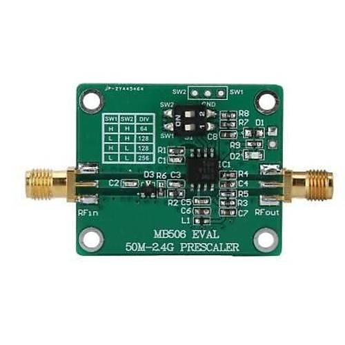 MB506 Modülü Mikrodalga Prescaler 64 128 256 2.4GHz Frekans Bölücü