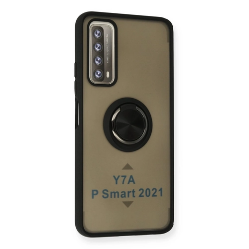 Newface Huawei P Smart 2021 Klf Montreal Yzkl Silikon Kapak - Siyah