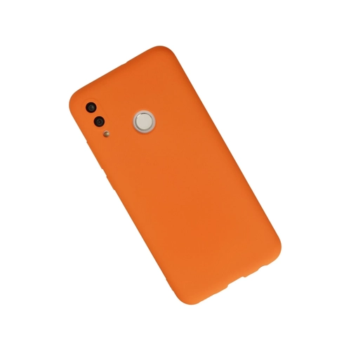 Newface Huawei P Smart 2019 Klf Nano ii Kadife Silikon - Turuncu
