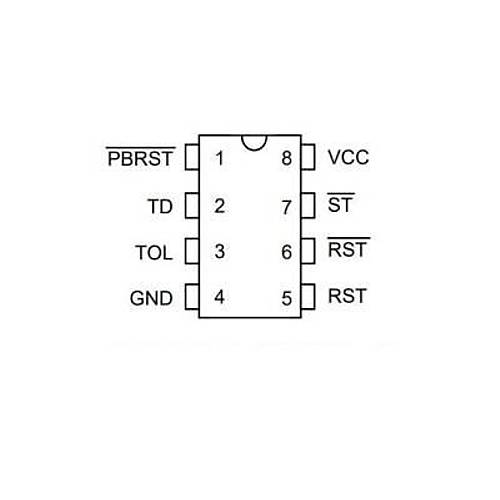 DS1232 DIP-8 G Denetleyici ve Monitr Seri Protokol Entegresi
