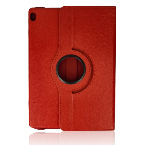 Newface Lenovo M10 X505F Klf 360 Tablet Deri Klf - Krmz