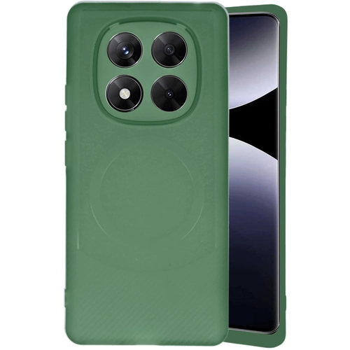 Newface Xiaomi Redmi Note 14 Pro 4G Klf Maya Karbon Kapak - Koyu Yeil