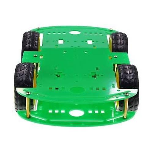 4WD Yeil ase Tekerlekli Araba Kiti