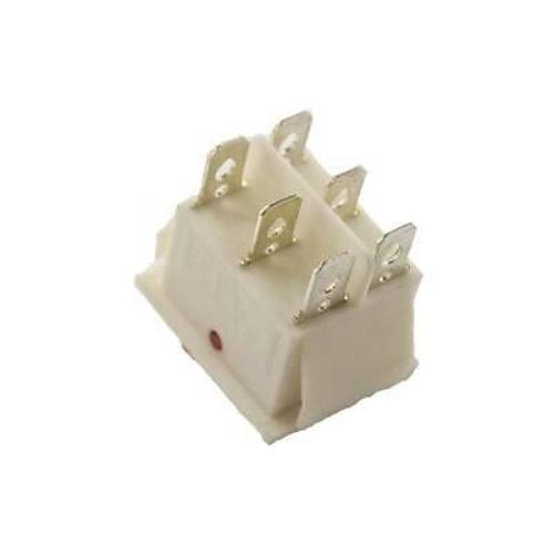 KCD4 ON-OFF-ON  Konumlu Ikl Anahtar 6 Pin - Beyaz