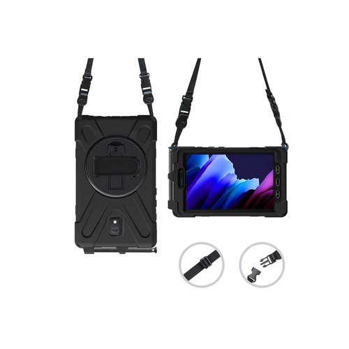 Newface Samsung Galaxy T577 Tab Active 3 Klf Amazing Tablet Kapak - Siyah