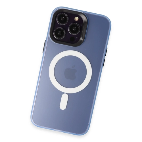 Joko iPhone 14 Pro Klf Mateks Magsafe Kapak - Sierra Blue