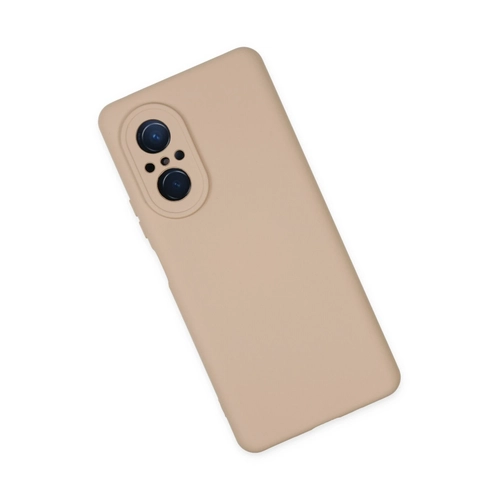 Newface Huawei Nova 9 SE Klf Nano ii Kadife Silikon - Pudra