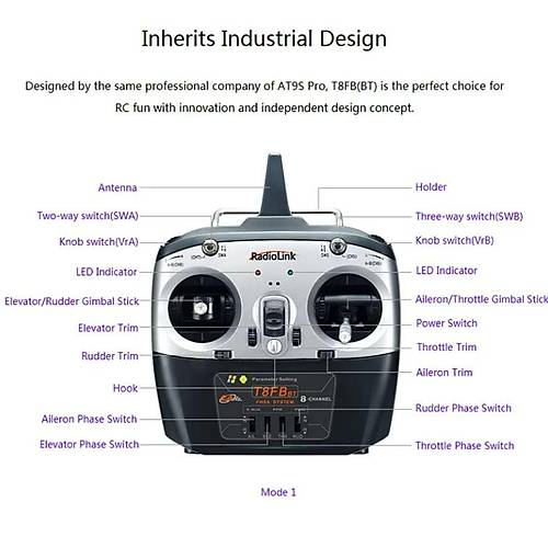 RADIOLINK T8FB Android Kumanda Seti