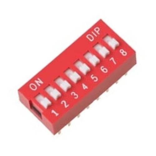 8'li DIP Switch (Piyano Tip)