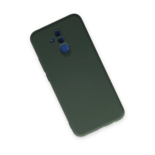 Newface Huawei Mate 20 Lite Klf Nano ii Kadife Silikon - Koyu Yeil