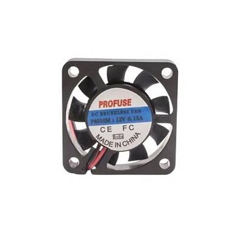 40x40x10mm 12V 0.15A Fan 2 Kablolu