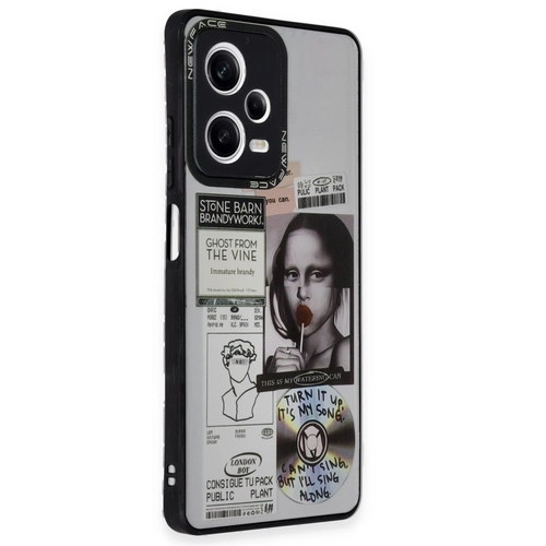 Newface Xiaomi Redmi Note 12 Pro 5G Klf Mirror Desenli Kapak - Mirror - 2